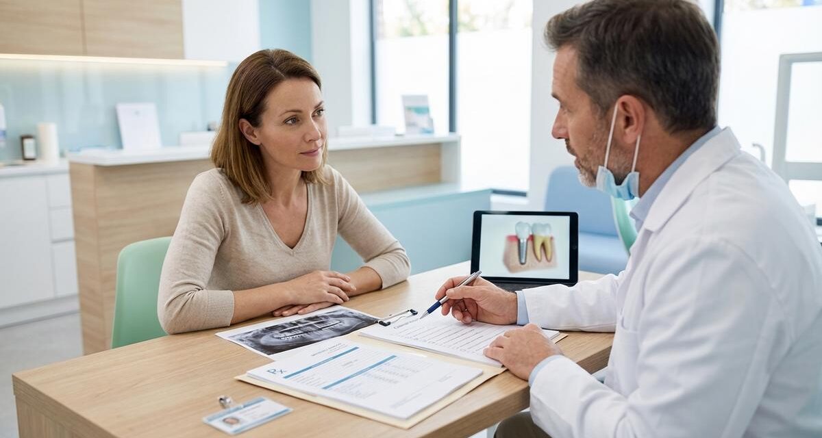 Primera visita de implante dental: qué llevar y qué preguntar al dentista