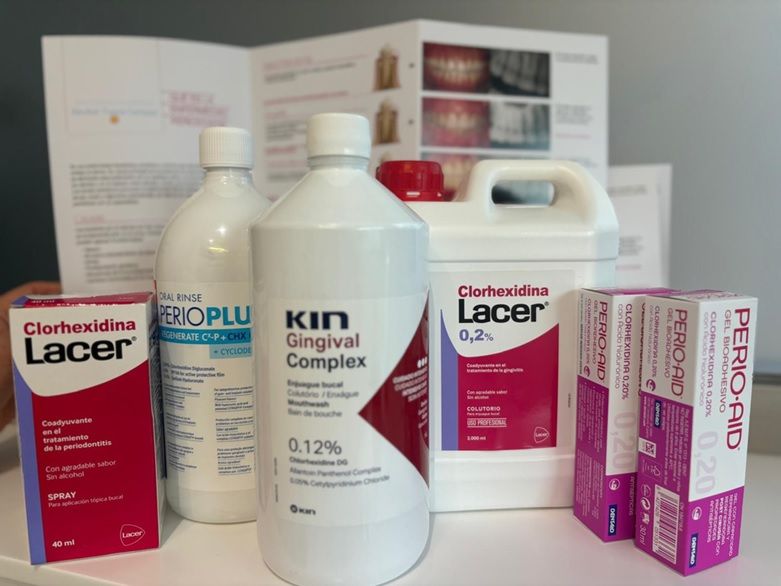 Cuidado de las encías y tratamiento de periodoncia